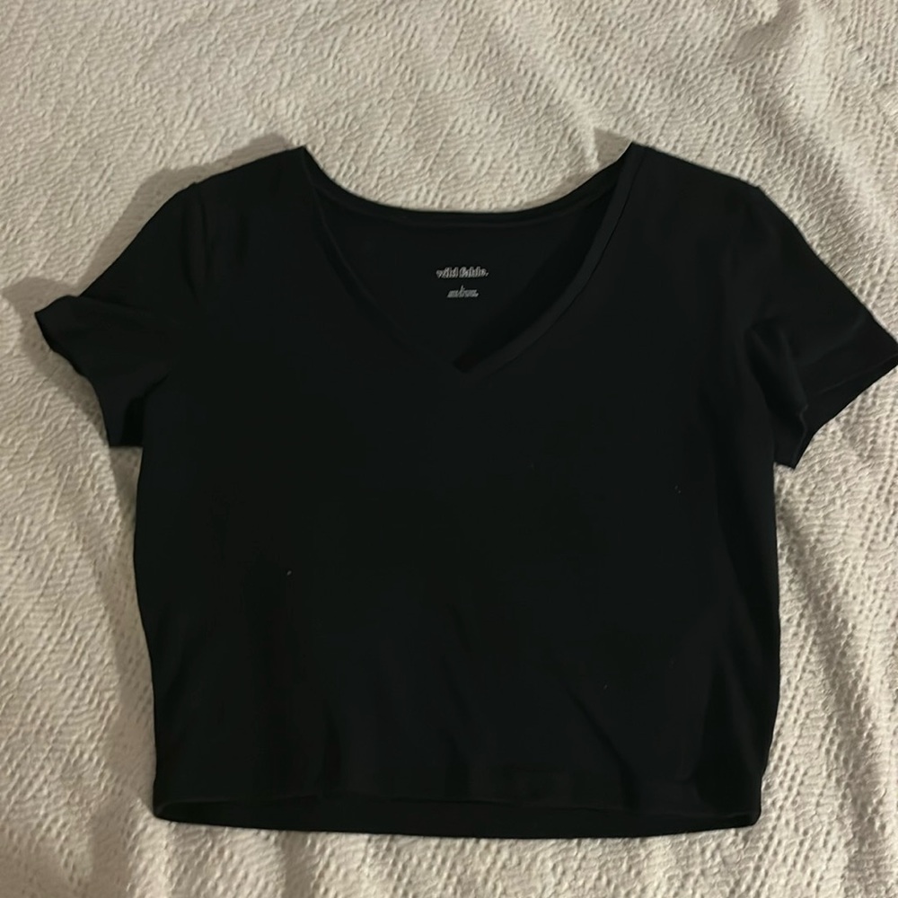 Black vneck tshirt